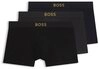 BOSS Trunk 3P Gold Logo G (3-St) aus Stretch-Baumwolle in Geschenkbox