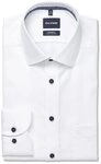 OLYMP Businesshemd Luxor Modern Fit New-Kentkragen kontrastfarbene Details an