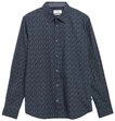 s.Oliver Langarmhemd Hemd Slim Fit: Hemd aus Baumwollstretch mit All-over-Print