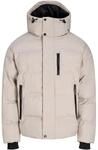 Steppjacke JACK & JONES "JCOTRACE ALPHA PUFFER JACKET", Herren, Gr. L, dove, Web,