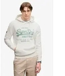 Superdry Kapuzensweatshirt VL CLASSIC HOOD Baumwollmischung, relaxed fit wei&szlig;...