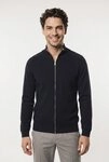 TOM TAILOR Strickjacke mit Logo Stickerei