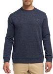 Sweatshirt INDICODE "INDorburn O-Neck", Herren, Gr. S, blau (navy mix),...