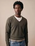 Strickpullover FYNCH-HATTON, Herren, Gr. S, cypress, Strick, Obermaterial: 100%