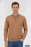 Atelier GARDEUR Strickpullover mit Zipper