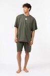 Fila Shorty (2 tlg) mit Rundhalsausschnitt, Kurzarm, Cotton