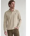 STREET ONE MEN Poloshirt aus elastischem Materialmix beige XXXL (58)