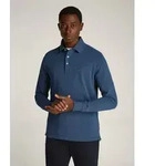 Tommy Hilfiger Langarm-Poloshirt 1985 SLIM LS POLO blau S (46)