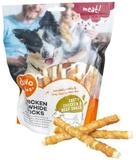 DUVO+ Hundesnack Rindshaut & Huhn Sticks, f&uuml;r: Hund