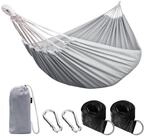 LuxusKollektion H&auml;ngematte H&auml;ngematte Baumwolle Outdoor Baumgurte Reisetasche