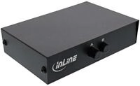 Inline Audio / Video Matrix-Switch Seriell-Umschalter manuell 2-fach, RS232,...