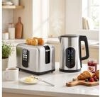 HOMCOM Fr&uuml;hst&uuml;cks-Set Wasserkocher und Toaster Set mit 45&deg;-100&deg; Warmhalte-&