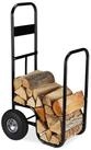 relaxdays Kaminholzregal Kaminholzwagen mit Luftreifen, BxTxH:52x59x108.5 cm,...