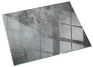 Tulup Bodenschutzplatte Grau Rohbeton, Schutzplatte aus Geh&auml;rtetem Glas