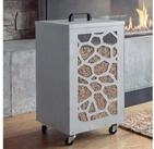 MCW Kaminholzkorb MCW-Q30-W, Mit vier Rollen