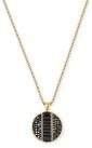 TOM TAILOR Kette mit Anh&auml;nger Kreis, mit Preciosa Crystal