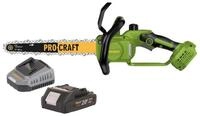 PRO CRAFT Akku-Kettens&auml;ge PKA33-BB Akku Kettens&auml;ge 20 V 304 mm Brushless + 1x...