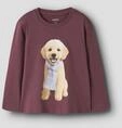 Name It Langarmshirt NMFVOTEA LS NREG TOP mit tollen Tiermotiven rot 92 EU