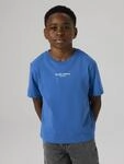 Name It T-Shirt NKMBRODY SS NREG TOP NOOS mit dezentem 3D-Frontmotiv blau...