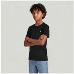 G-STAR T-Shirt KIDS, BASE R T SS aus Baumwolljersey, Logodetail schwarz 6 (116)