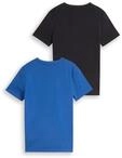 T-Shirt TOM TAILOR, Jungen, Gr. 128, soft sapphire blau, Single Jersey, Obermaterial: