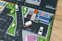SkippiDoo Kinderteppich Stra&szlig;enteppich Spielteppich Kinderzimmer Teppich