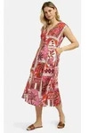 Milano Italy Sommerkleid mit Taschen rosa S (36)