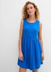 bonprix Shirtkleid bequeme Passform, ohne &Auml;rmel, mit Eingriffstaschen, aus...
