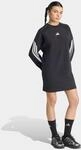Shirtkleid ADIDAS SPORTSWEAR "HOUSE OF TIRO DRESS", Damen, Gr. L, N-Gr, schwarz,