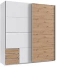 luma-home Schwebet&uuml;renschrank 22690 (B179/H198/T65 cm, Kleiderschrank 2-t&uuml;rig...