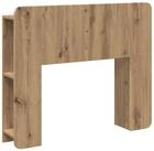 vidaXL Bett Kopfteil Schrank Artisan-Eiche 80 cm Holzwerkstoff (1-tlg)
