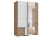 luma-home Schwebet&uuml;renschrank 22677 (B135/H198/T65 cm, Kleiderschrank 2-t&uuml;rig...