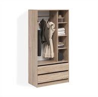 Livinity&reg; Kleiderschrank Trento, Sonoma, mit 2 Schubladen (1-St)