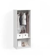 Livinity&reg; Kleiderschrank Trento, Wei&szlig;, (1-St)