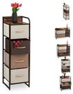 relaxdays Beistellschrank Schubladenschrank vers. Designs (1-St) F