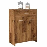 vidaXL Badm&ouml;bel-Set vidaXL Badschrank Altholz-Optik 60x33x80 cm Holzwerkstoff