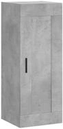 vidaXL H&auml;ngeschrank Wandschrank Betongrau 34,5x34x90 cm Holzwerkstoff (1-St)