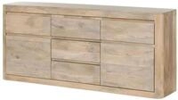 Massivmoebel24 Sideboard TORONTO Mango Massivholz wei&szlig; (Massivholz montiert 65...