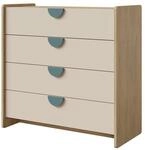 MIRJAN24 Kommode Lexi 4S 10 (mit vier Schubladen), 94x40x91 cm