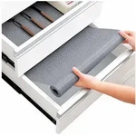 relaxdays Schubladenmatte zuschneidbar 6m (1 St), grau, 50 cm grau 50 cm x 0.03...