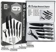Westfalia Werkzeug Messer-Set SBS 6-teiliges Messerset Elegance Carbon-Design...