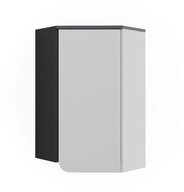 Vicco H&auml;ngeschrank Karen, Anthrazit/Wei&szlig;, 60 x 75 cm mit T&uuml;r (1-St)