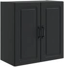 vidaXL H&auml;ngeschrank Wandschrank 59 x 31 x 60 cm Holzwerkstoff Schwarz (1-St)