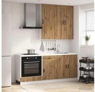 vidaXL H&auml;ngeschrank vidaXL K&uuml;cheneinheit PORTO 5 stk. Artisan-Eiche...