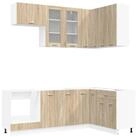 vidaXL H&auml;ngeschrank vidaXL K&uuml;cheneinheit LYON 8 stk. Sonoma-Eiche...