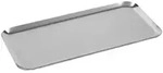 Schneider GmbH Servierplatte rechteckig aus Edelstahl, mit geradem Rand -...