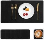 LuxusKollektion Platzset Tischset Abwaschbar Kunstleder Rutschfest Untersetzer...