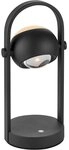 Musterring LED Tischleuchte CANNON, Akku LED Tischlampe Touchdimmer 4W 400 Lumen
