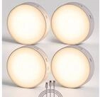 Northpoint LED Unterbauleuchte Akku Schranklichter Akzentbeleuchtung Spots 4er-Set,