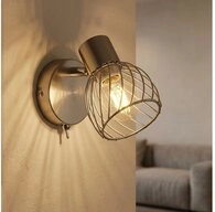 GLOBO LIGHTING LED Wandleuchte, Leuchtmittel inklusive, Warmwei&szlig;, LED Wandlampe